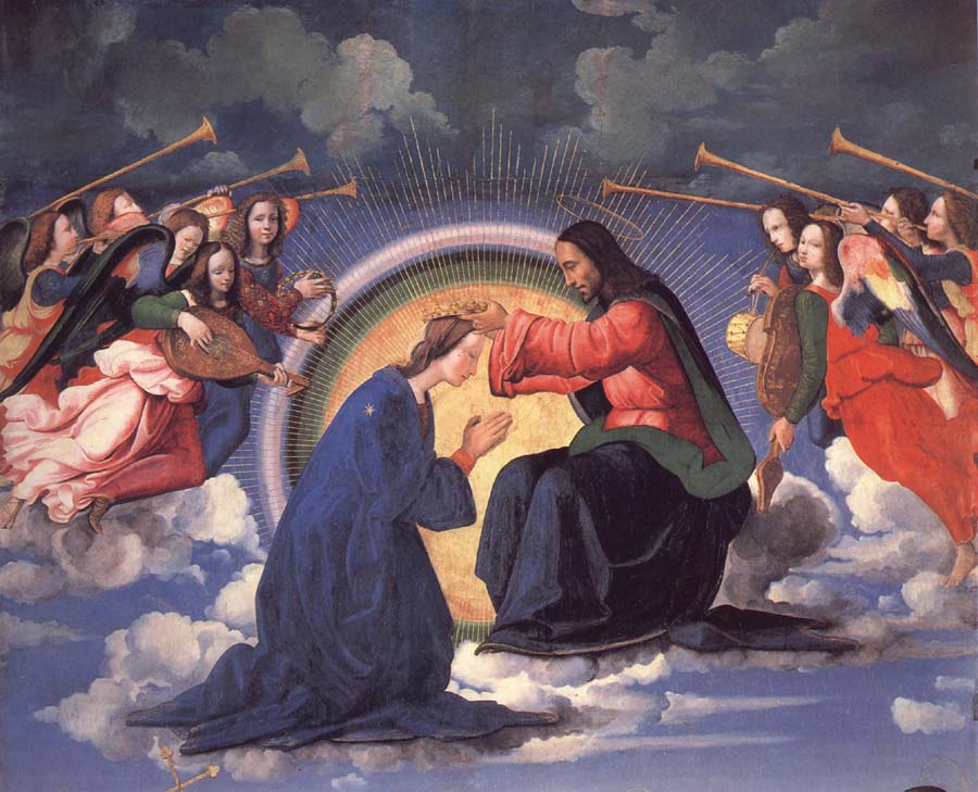 Detail of The Coronation of the Virgin